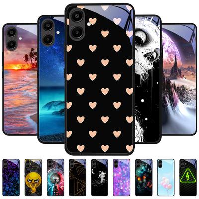 Pro Samsung Galaxy A16 A06 A26 A36 A56 4g 5g Pevný kryt Plné krytí Čočky Tvrzené sklo Ochrana Zadní kryt A 06 16 26 36 56