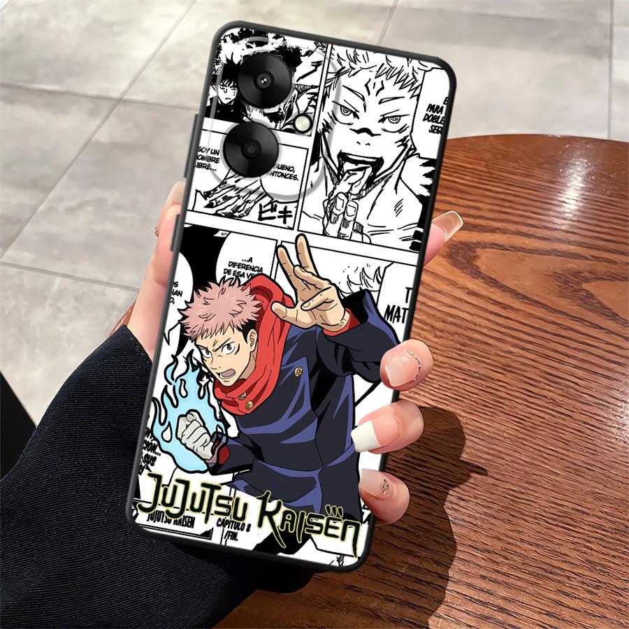 Soft Back Phone Cover Case for Xiaomi Redmi K40 K50 Gaming 12 A1 A2 Plus 12C A5 9A 9C 10 13C 9T K60 Anime  J-Jujutsu K-Kaisen