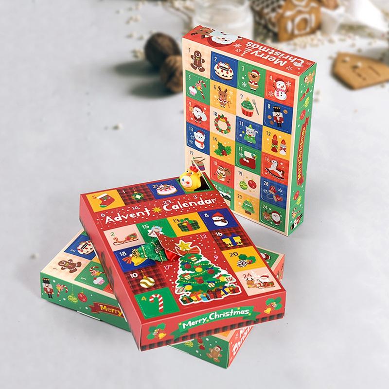 5pcs Christmas Gift Packaging Box 2026 Christmas New Year Blind Box Xmas Party DIY Blind Box Party Supplies