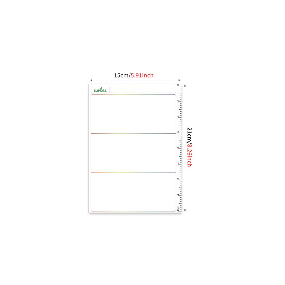 Meiji Thickened Erasable Whiteboard Wall Sticker Single-Sided Soft Magnetic Marking Board Children'S Graffiti Message Whiteboard Sticker