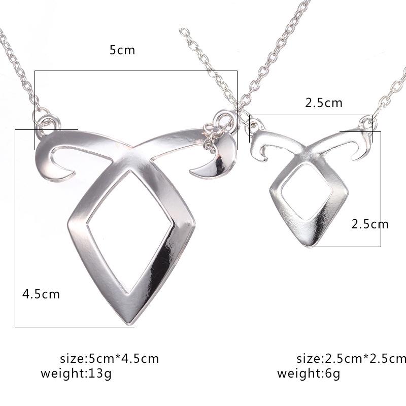 Město kostí Andělský přívěsek náhrdelník - Šperky Mortal Instruments