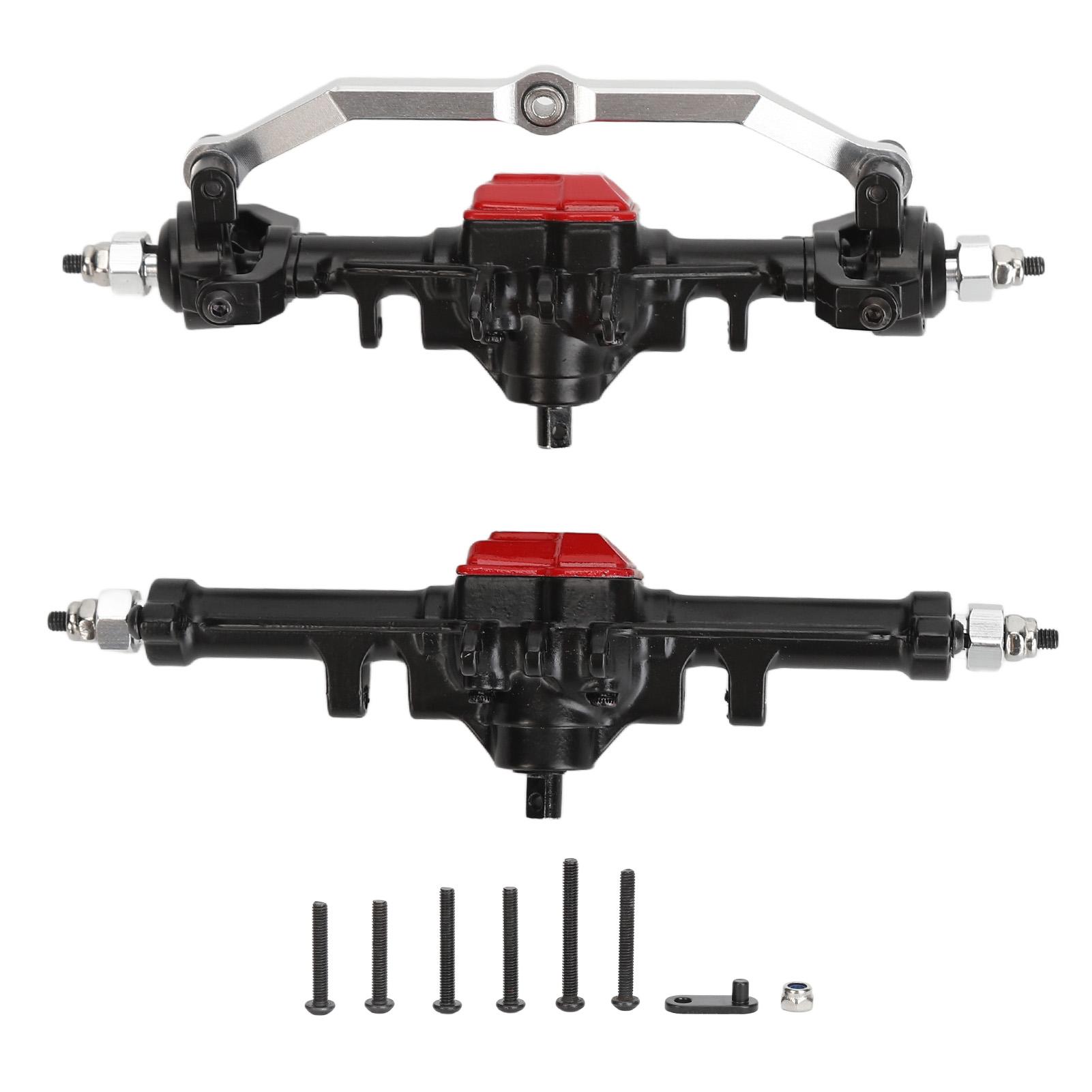 

RC Car Front Rear Axle Set Stable Performance Durable RC Front Rear Portal Axle Set for Traxxas