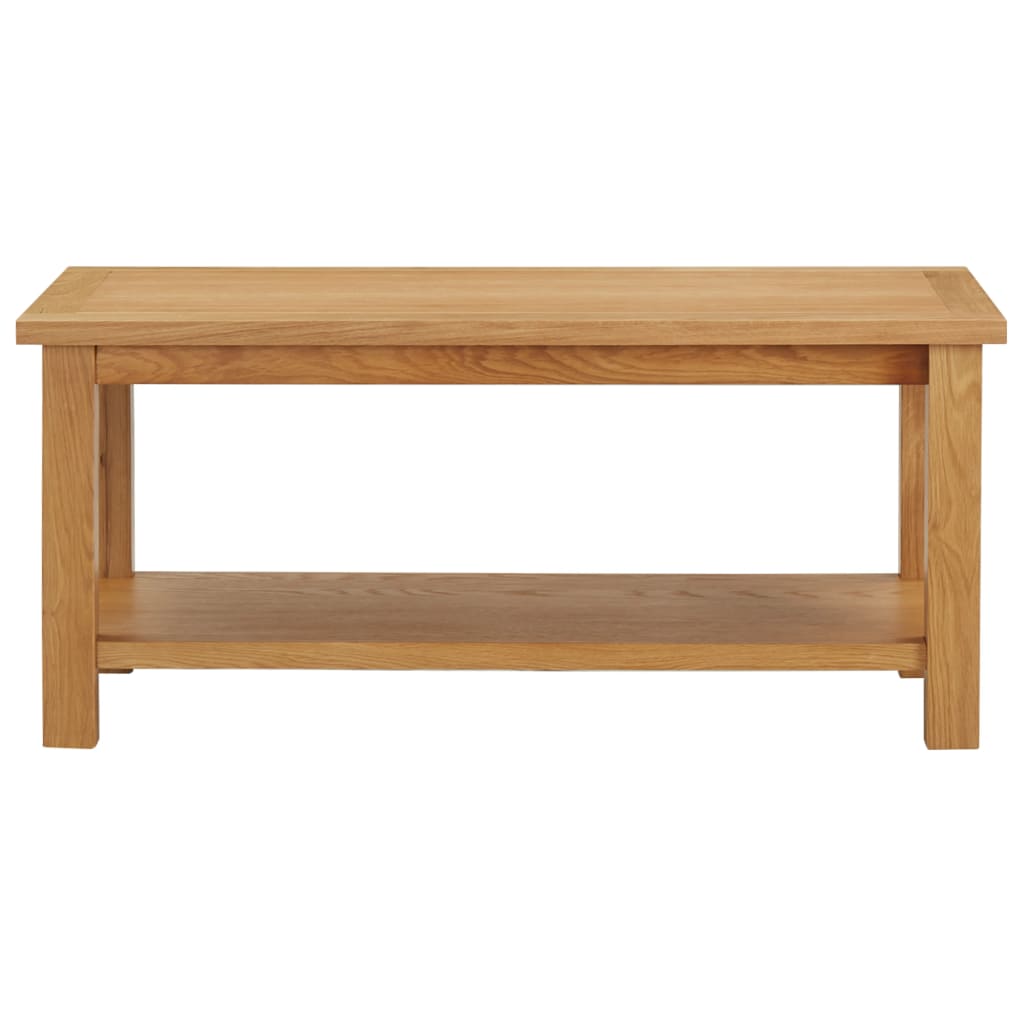 Coffee Table 90 X 45 X 40 Cm Solid Oak Wood