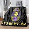 1pc Blanket Omega Psi Phi logo1 Print Design, Lightweight Blanket for Sofa, Bed- Soft &Warm, Gift for All Seasons like Christmas, Halloween