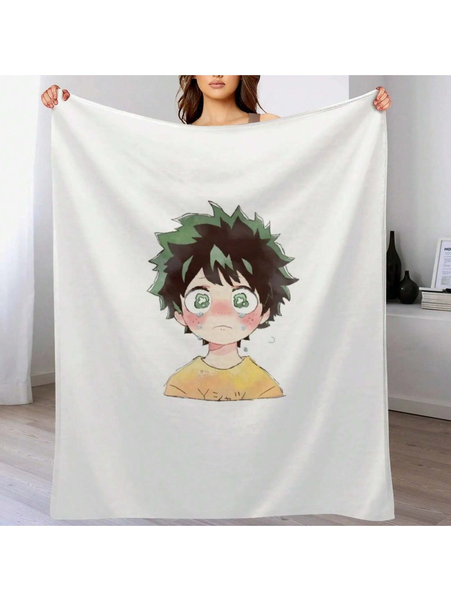 Deku  Cute Throw Blanket Soft Big Beach Beautifuls Thermal Blankets 75X95CM