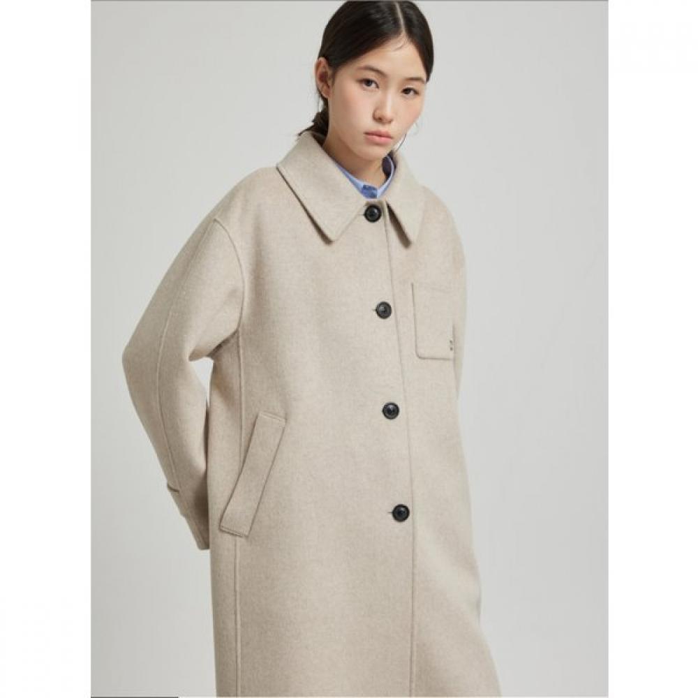 Cc Collect Cashmere Blend Single Mac Coat C264msg165
