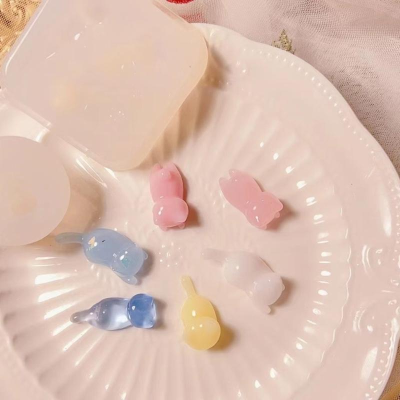 Unique Cat Shaped Decorations Mould Easy To Demould Silicone Ornaments Mold