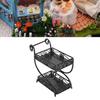 1: 12 Miniature Garden Cart Exquisite Details Metal   Flower Cart Ornaments Accessory