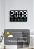 Large Screen Multi-Functional Weather Clock with Barometric Pressure, Temperature, and Humidity Sensor