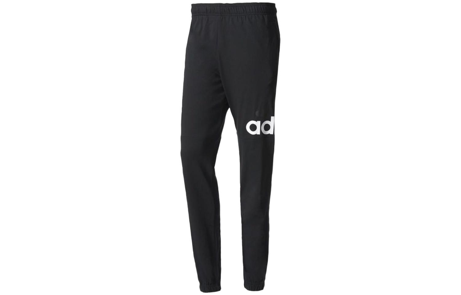 Adidas Casual Pants Men s Black Moderate Tapered Pants B47217 S