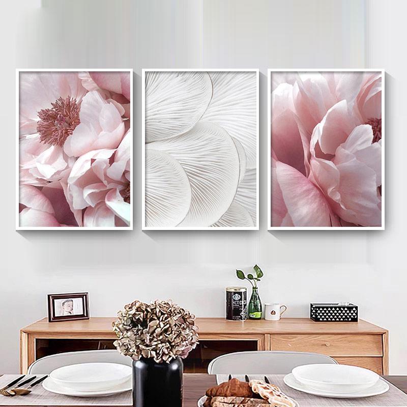 Nordic Scandinavian Decoration Botanical Poster Mushroom Flower Canvas Print Wall Art Painting Decorative Picture Home Decor