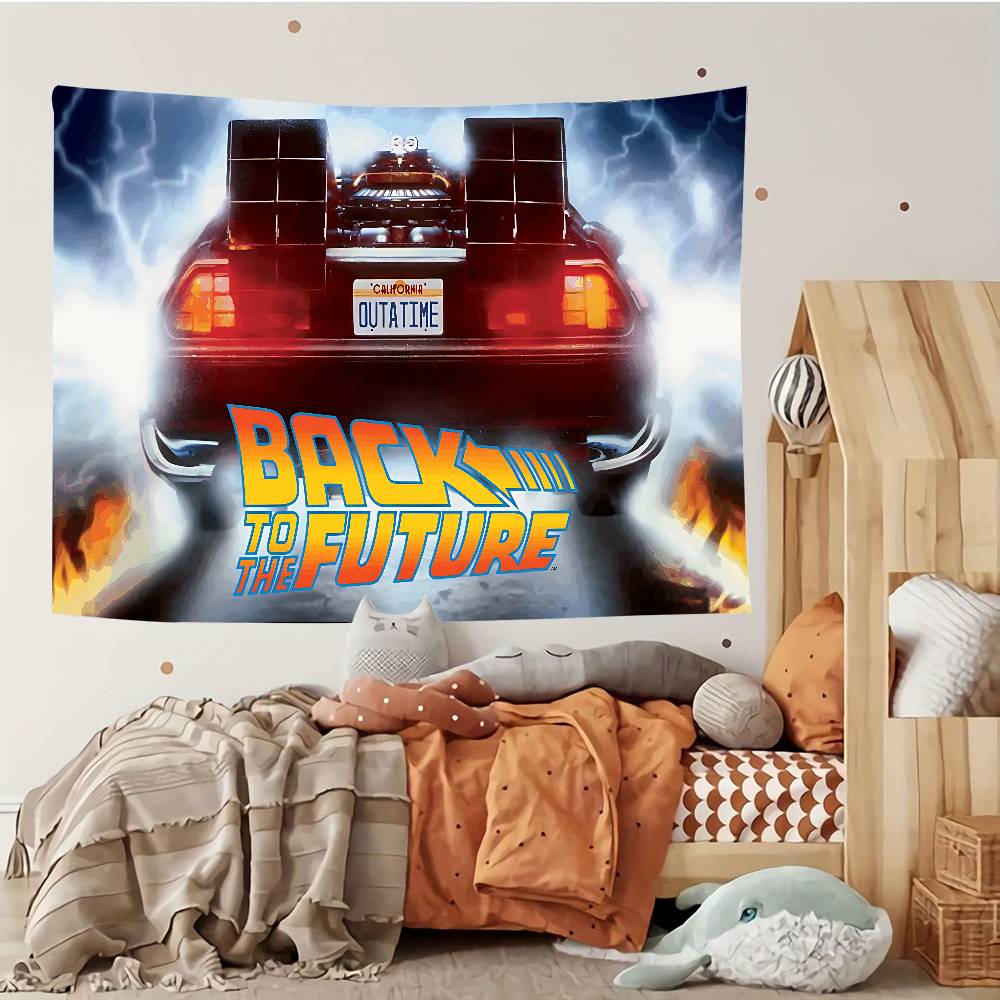 BBack To The Future Tapestry Customizable Tapestries Of Various Styleswall Hangings Celebrity Photo Printingwall Hangings