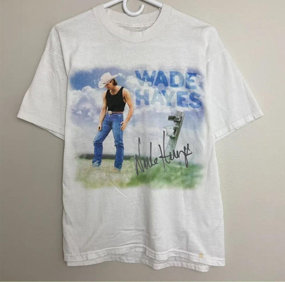 Reprint Wade Hayes Singer Album Signature Collection  All Size Shirt U65.110 Unisex T-Shirt S