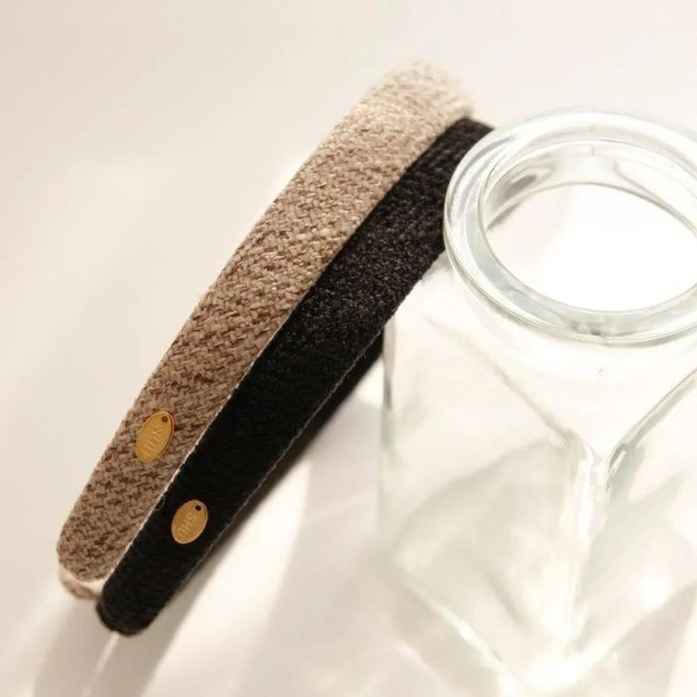 J Lauren Tweed Knit Fabric Hairband H01063 brown