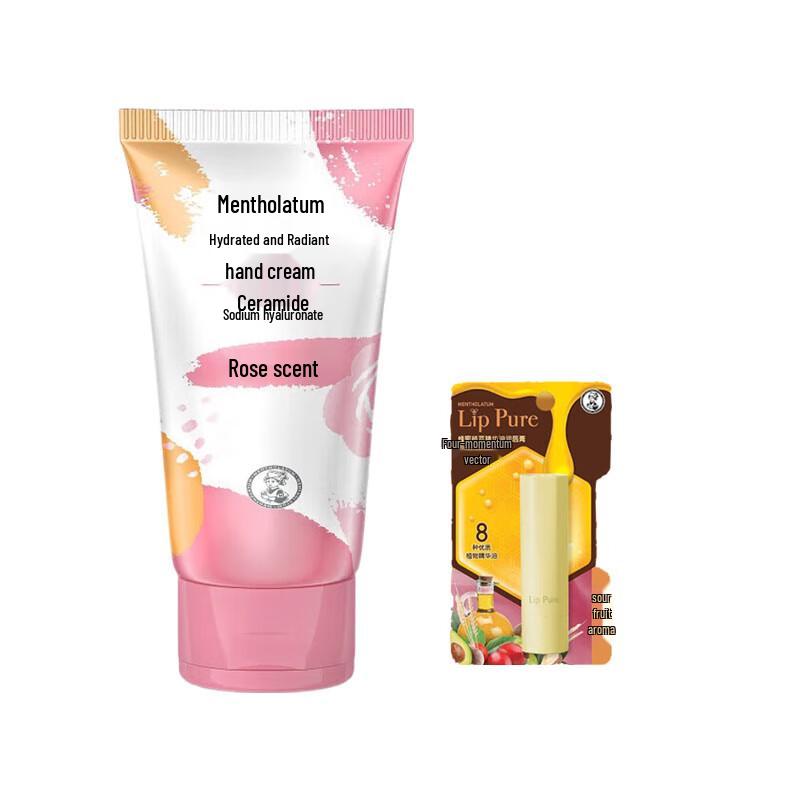 

Mentholatum Rose Hand & Lip Care Set