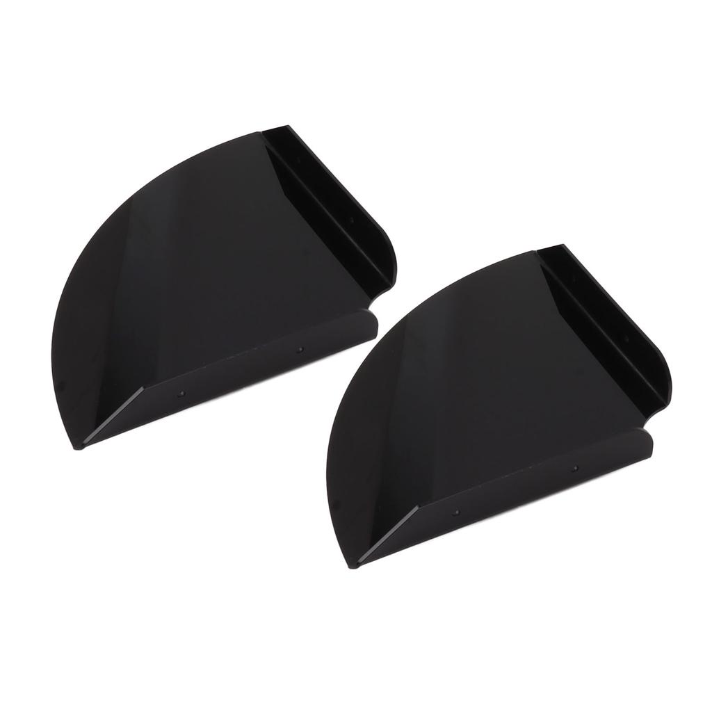 2pcs Wall Mount Floating Corner Shelves Quarter Round Hanging Corner Shelves for Bedrooms Living Rooms Shower Room