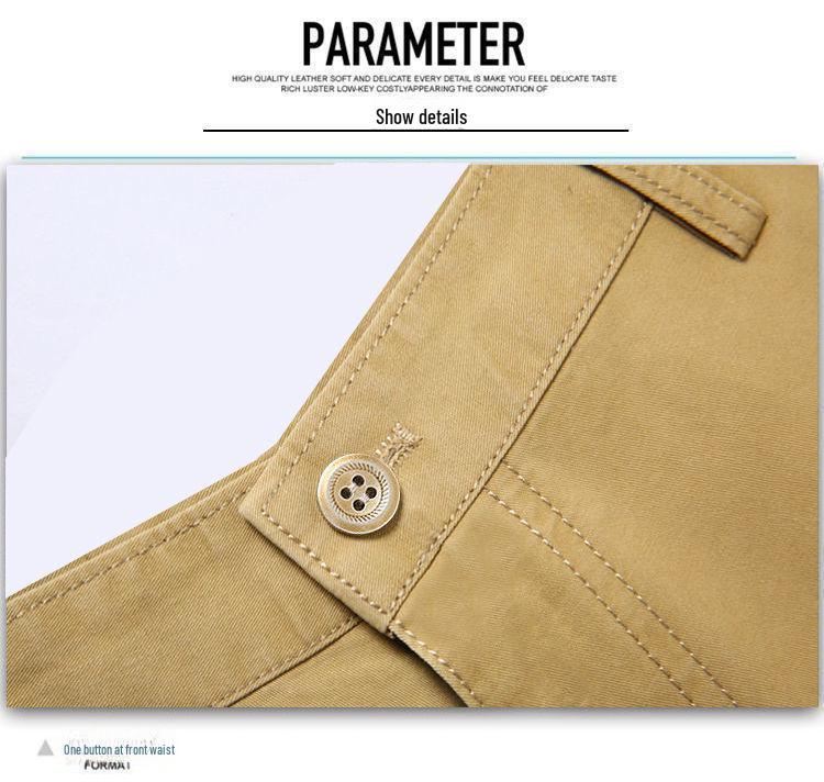 Pánské ležérní letní šortky z čisté bavlny pro táty a dědečky středního věku