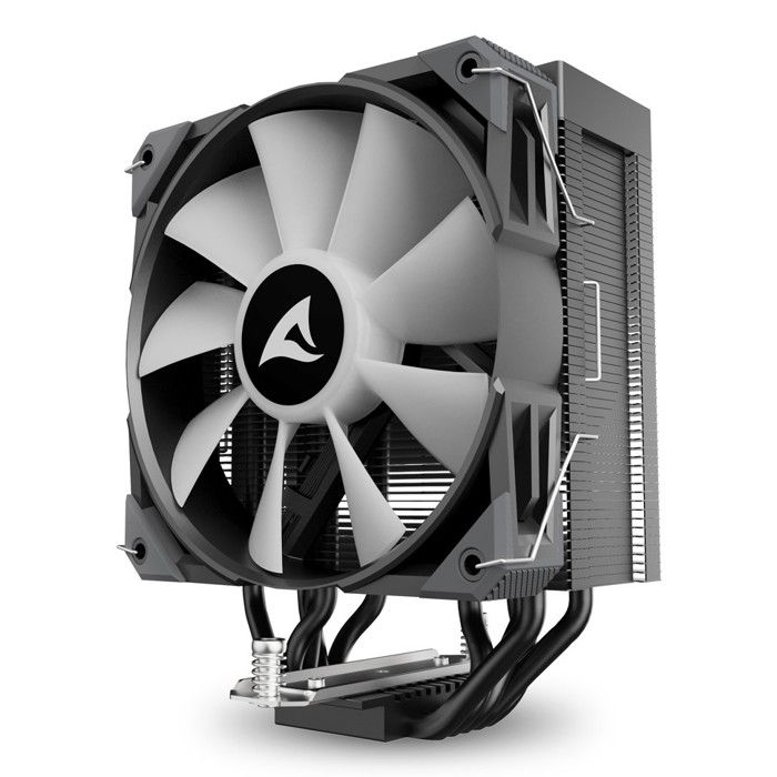 Sharkoon A50 Raffreddatore d'Aria CPU RGB 12cm 230W TDP per AMD e Intel