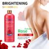 1000ml Rose Kojic Acid AHA Shower Gel Deep Cleansing Brighten Skin Scrub Body Wash Exfoliator Body Care Fragrance Skincare