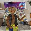 Rapper Hip Hop J-Juice W-WRLD Decke Decke für Couch Sofa Reise Zuhause Wandern Picknick Bett Bettwäsche Flanelldecke Geburtstagsgeschenk