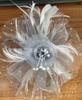 Europe and the United States popular feather headgear bridal hair accessories mesh top hat Jockey Club hair accessories hairpin headband
