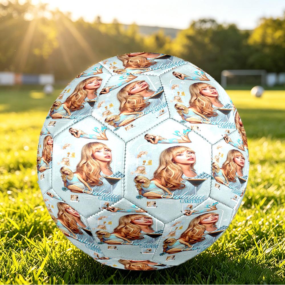 Sabrina Carpenter Print Size 5 Soccer Ball Durable Shock?Absorbing Sports Ball For Training Match Outdoor Playing