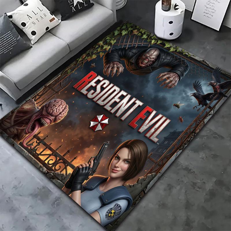 Resident Evil Carpet Rug For Living Room Bedroom Home Sofa Decoration Kids Play Nonslip Floor Mat