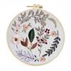1pc Floral Embroidery DIY Fabric Craft Kit with Tools