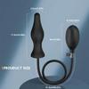 Pressure-activated Realistic Silicone Inflatable Anal Plug Masturbator, Anal Dilation, Anal Plug Couple's Adult Sex Toy, Sex Toy