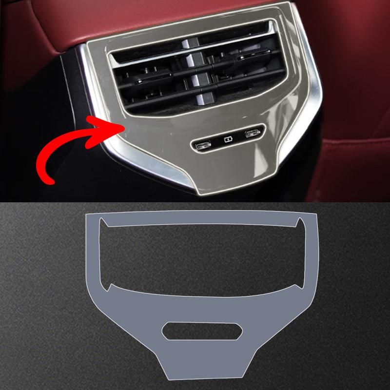 For MG 7 -2026 Steering Wheel Gear Shift Exhaust Outlet Lifting Panel Transparent TPU Protection Film