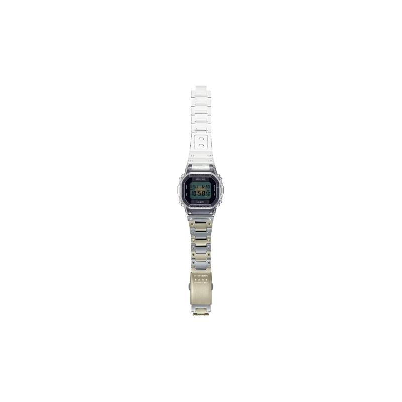 Casio G-SQUAD Series G-SHOCK Series 40th Anniversary CLEAR REMIX 200m Waterproof Quartz Movement Resin Stainless Steel Strap Japanese DWE-5640RX-7JR