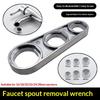 1Pcs 6-in-1 Heavy-Duty Zinc Alloy Tool Universal Faucet Aerator Key Wrench For Kitchen & Bathroom Spouts DIY Accessories