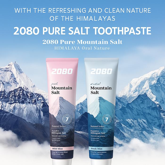 2080 Pure Salt Toothpaste - Pink Mint Scent
