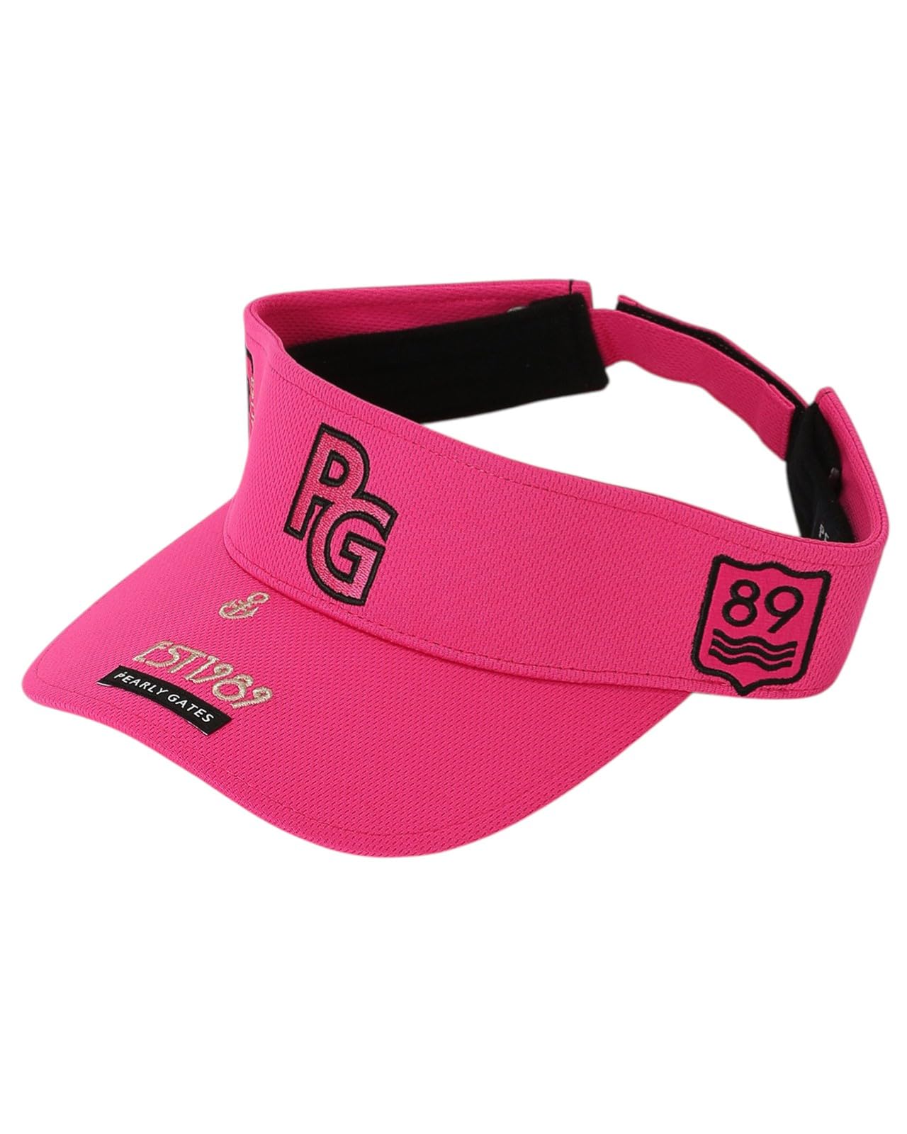 

PEARLY GATES Unisex Tech Visor (Cooling Touch & UV Protection) Golf Hat, 053-5287822, 090_Pink, FR