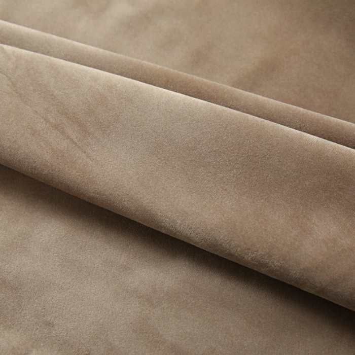 VidaXL Blackout Curtains with Hooks 2 Pcs Velvet Beige 140x225 Cm