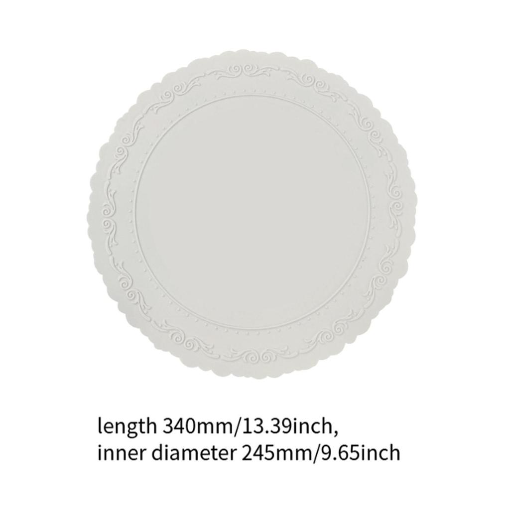 Silicone Placemat Heat Resistant Anti Skid Anti Scratch Easy To Clean for Hotel Restaurants Home Conference Tables Parties