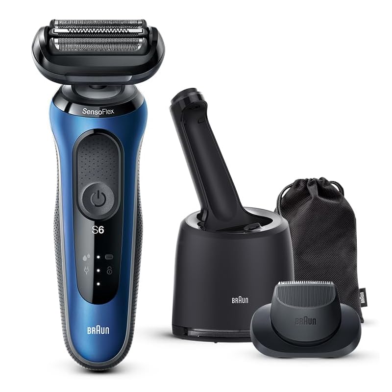 

Аккумуляторная бритва Braun Adhesive Series 6 61-B7200cc-V Blue