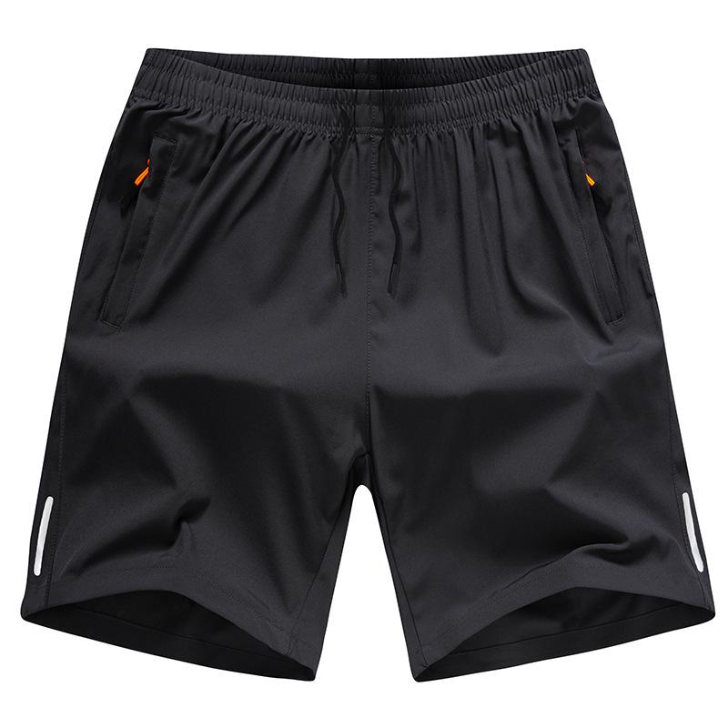 Men's Trendy Quick-Drying Ice Silk Beach & Sports Shorts, Customizable Logo