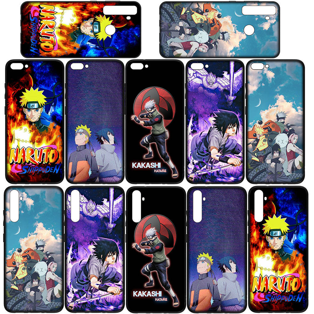 Case for Samsung Galaxy S25 S24 S23 iPhone 16 15 Xiaomi Redmi Note 14 13 12 16E 8 X 11 Pro Max XR OPPO Moto Huawei Cartoon Uchiha Sasuke Naruto Cover
