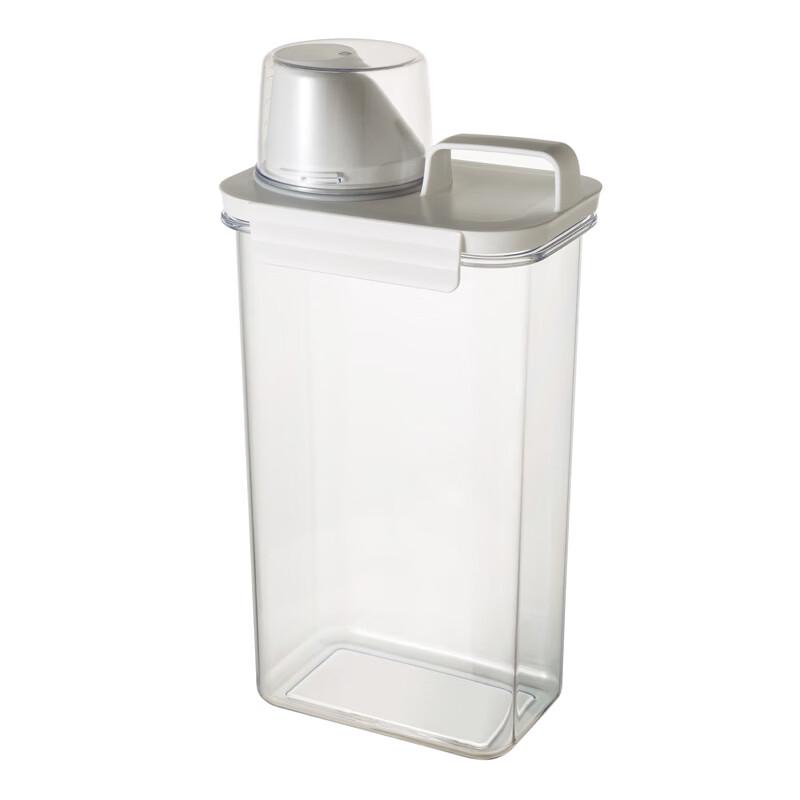 ZISIZ Airtight Food Storage Containers with Measuring Cup (2-Pack)