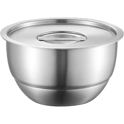 304 Stainless Steel Bowl Steamed Eggs Bowl Practical Metal Bowl Thickened Rice Bowl for Pasta Soup Snack Cereal Kitchen Tools