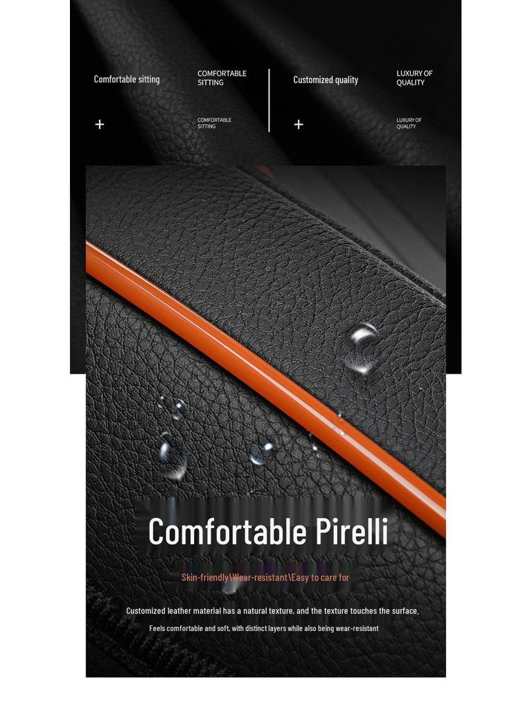 Jianghuai QXPHEV Full Leather Universal Car Seat Cushion - New Model for All Seasons