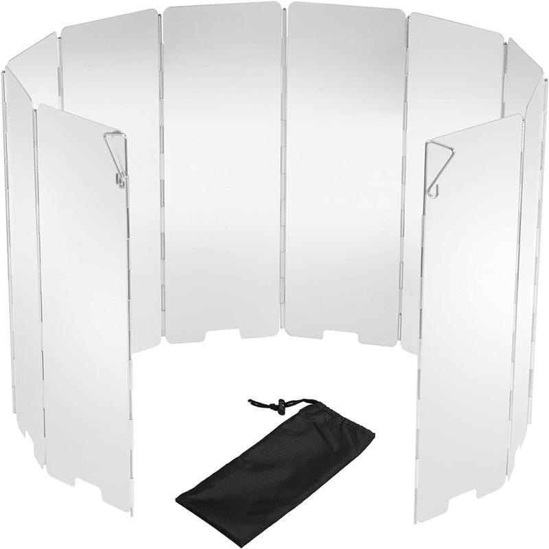 Camping One-piece Gas Stove Portable Foldable Heater Stove Ultralight Picnic Cooker Tourist Burner Equipment Outdoor Wind Shield