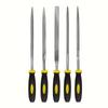 High-Carbon Steel Precise Needle File Set - Premium Kit with Non-Slip Ergonomic Handles, for Wood/Plastic/Model Filing