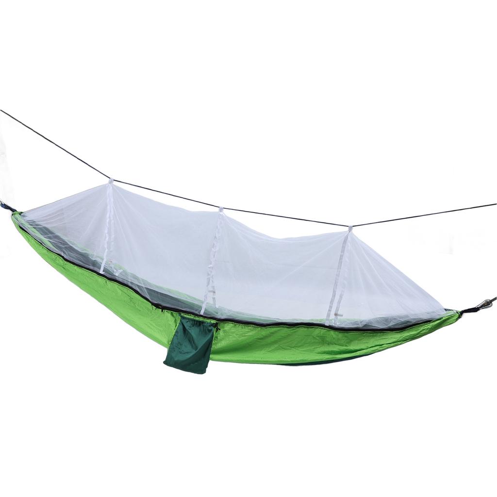 Outdoor Hammock 661lb Load Bearing Lightweight Portable Hammock with Net for Courtyard Camping Picnic