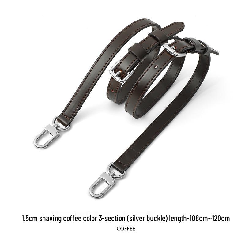 Ma Huang Shi A-54 Coffee Color Adjustable Cowhide Shoulder Strap Women's Crossbody Bag