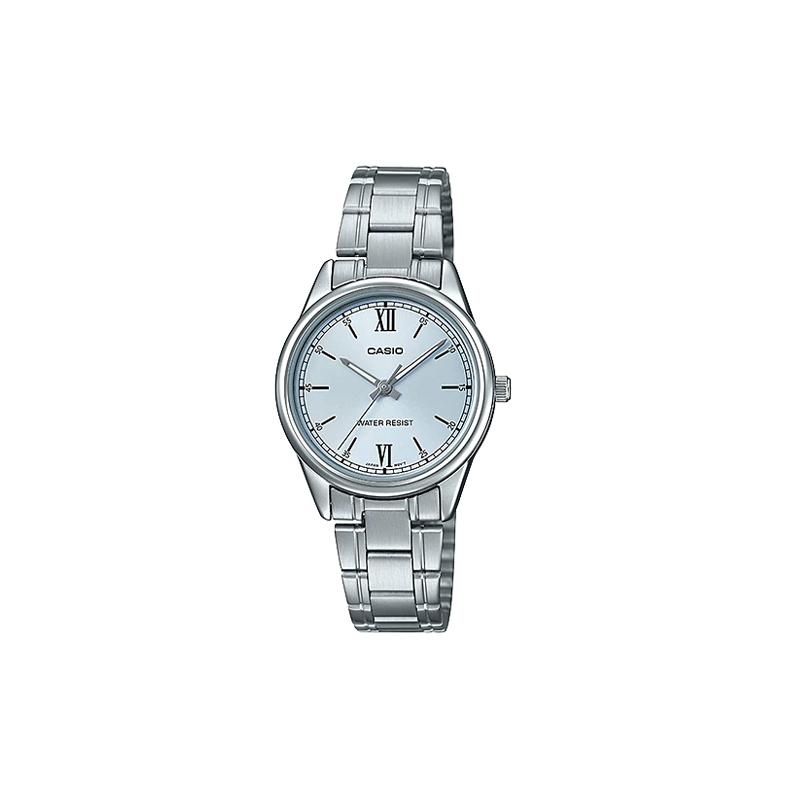 

Casio STANDARD series DRESS series retro literary and versatile quartz movement stainless steel strap Japanese and Korean watch women s LTP-V005D-2B3 синий