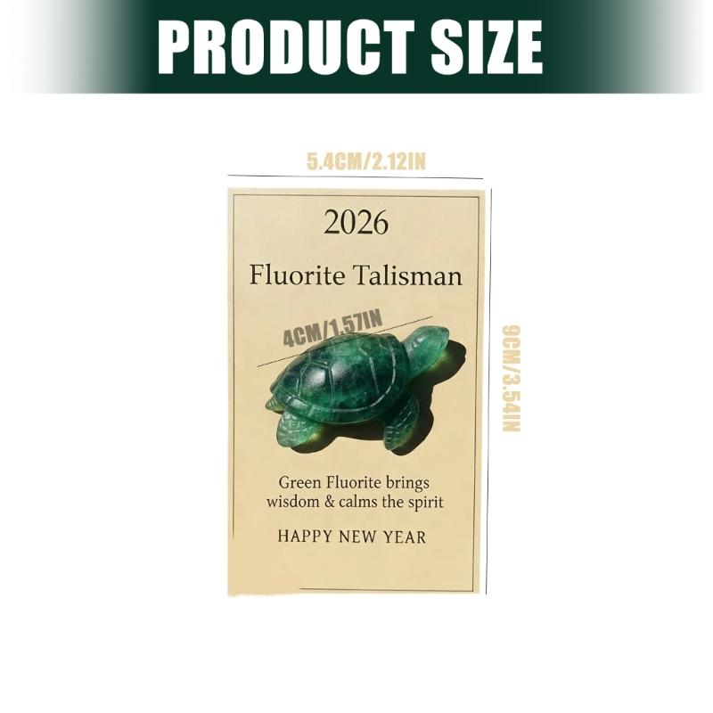Turtles Pocket Hug Tokens Green Fluorite Turtles Statue Bring Wisdoms Calm the Spirit Keepsakes Happy New Years Gift
