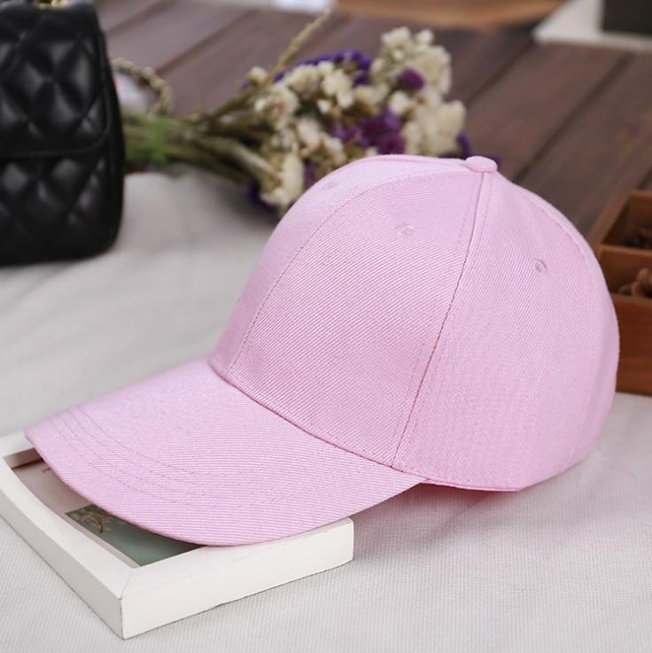 Plain Color Baseball Cap For Women Men With Adjustable Fit Sun Protection Summer Accessory