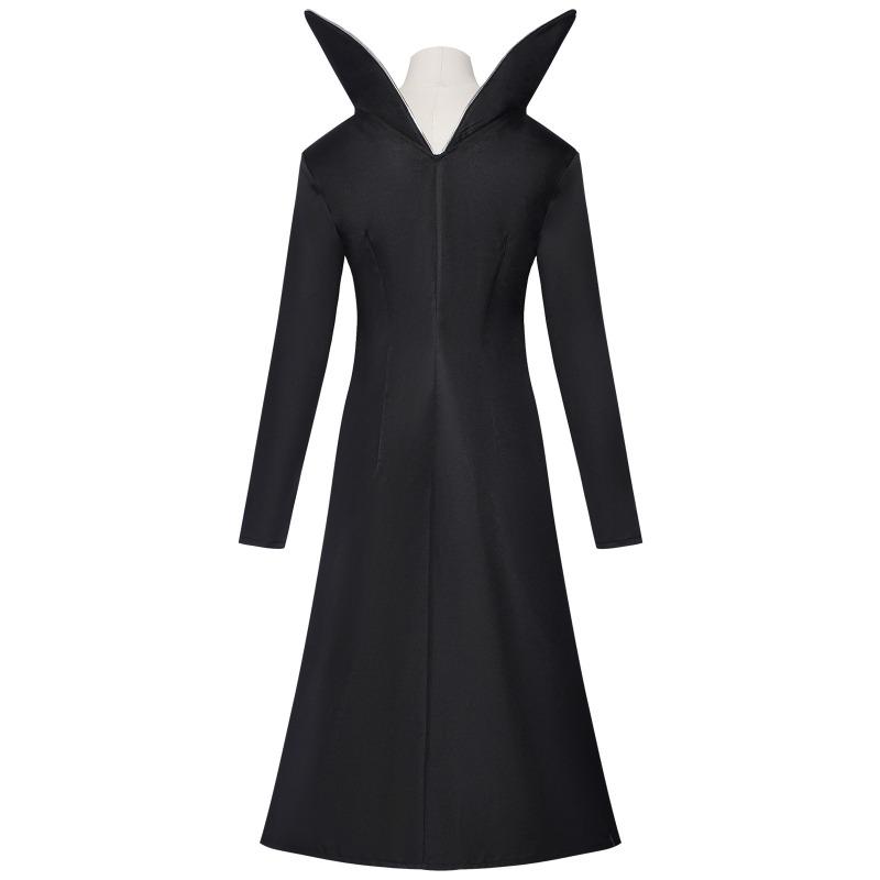 Mittwoch Stehkragen Kleid Cos Kostüm Halloween Cosplay Zweidimensional Rollenspiel Bühnenperformance Kostüm